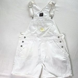 Route 66 Vintage Short Overalls Size M Sunflower Decor